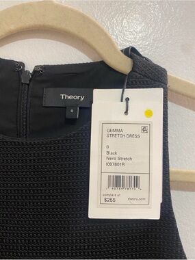 NWT Theory Black Dress - Gemma Stretch